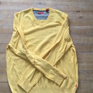Yellow Izod men’s sweater